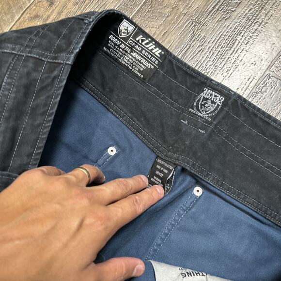 Kuhl Crag Series Gunslinger Carpenter Canvas Patina Dye Men’s Pants 36x32 - Picture 3 of 10